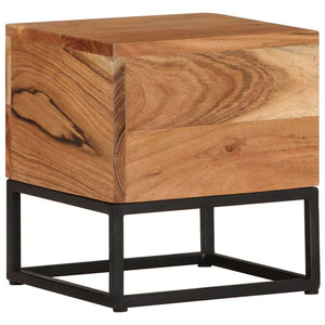 Akazie Beistelltisch 30x30 cm Massivholz