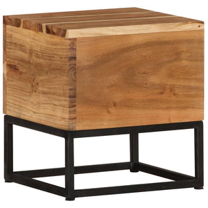 Akazie Beistelltisch 30x30 cm Massivholz