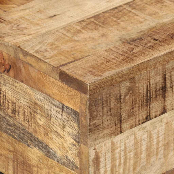 Couchtisch aus rauem Mangoholz, 68x68 cm