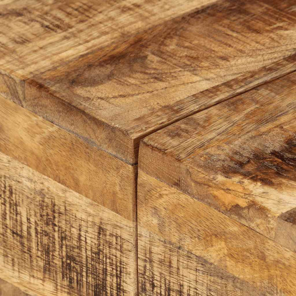 Couchtisch aus rauem Mangoholz, 68x68 cm