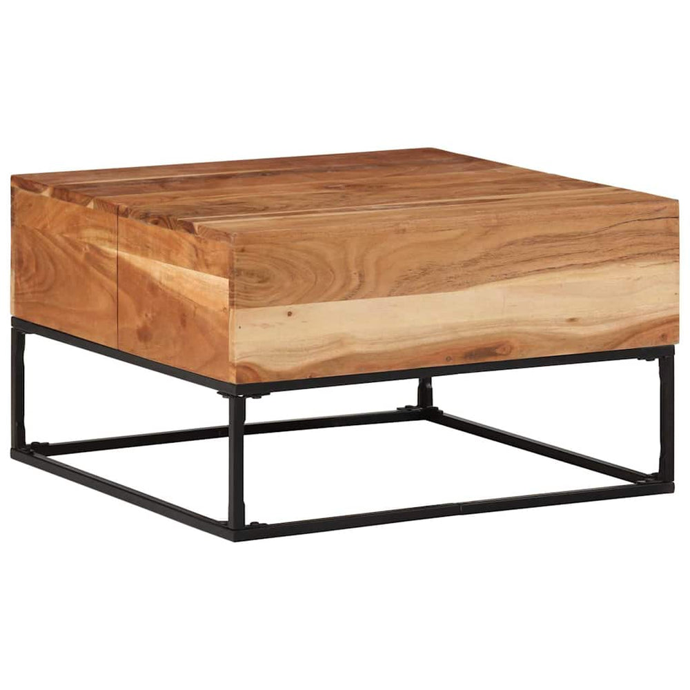 Akazie Couchtisch, 68x68 cm