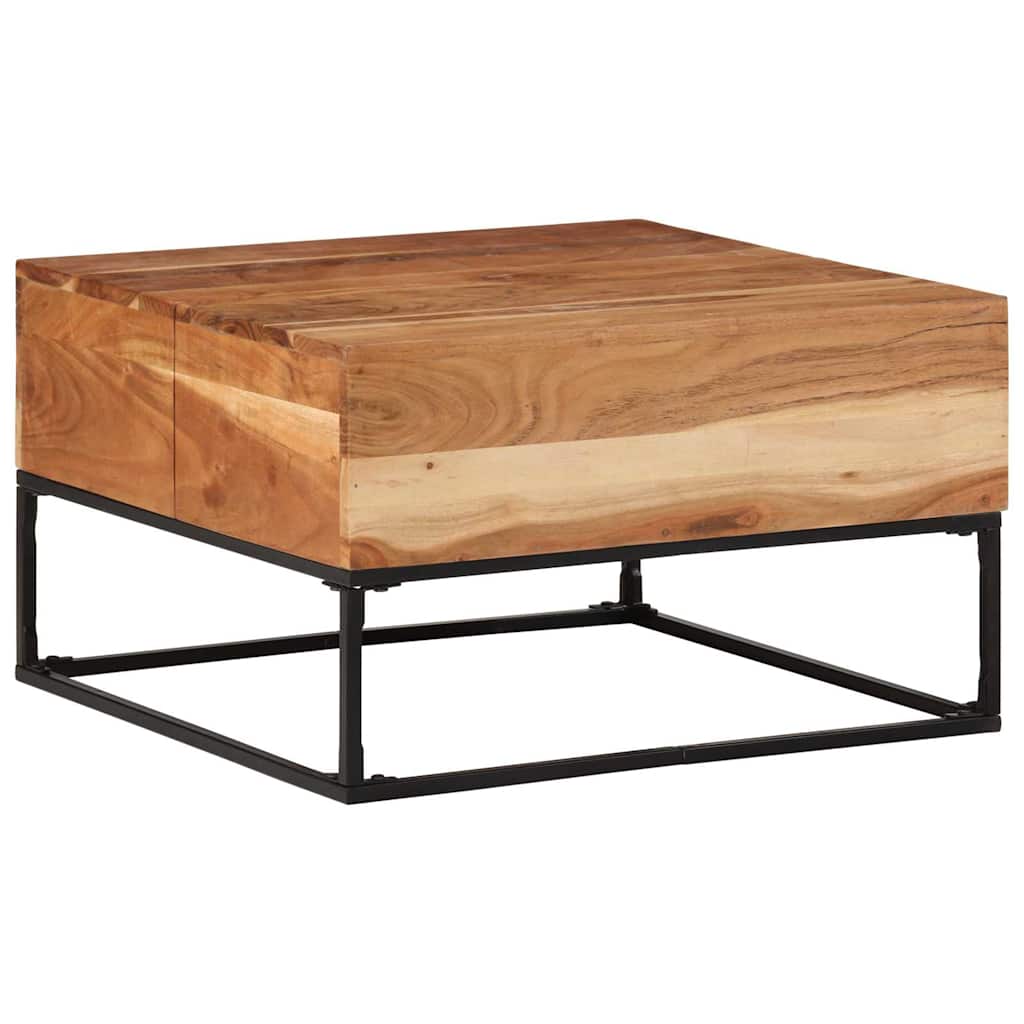 Akazie Couchtisch, 68x68 cm