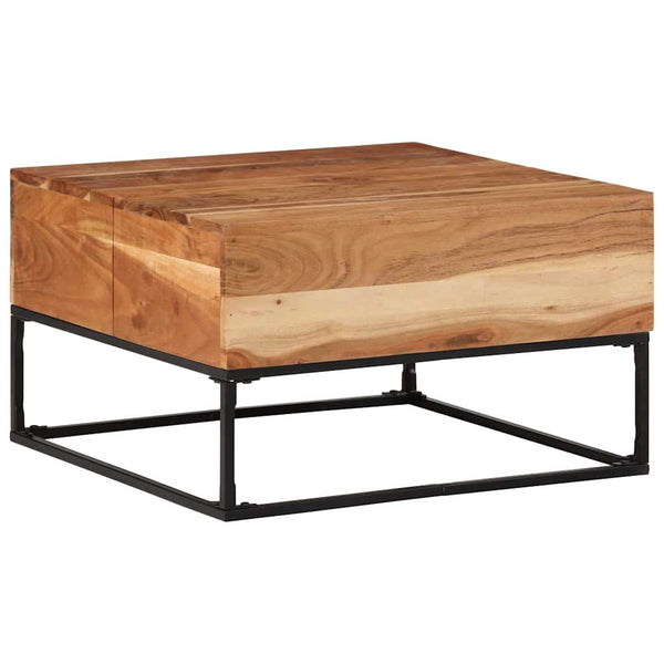 Akazie Couchtisch, 68x68 cm