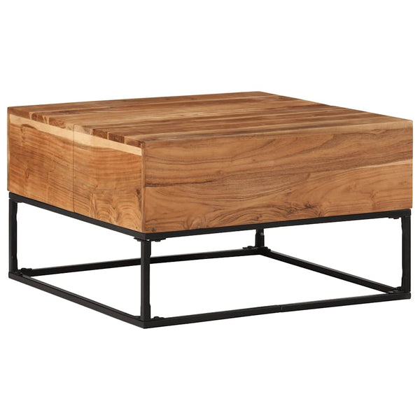 Akazie Couchtisch, 68x68 cm