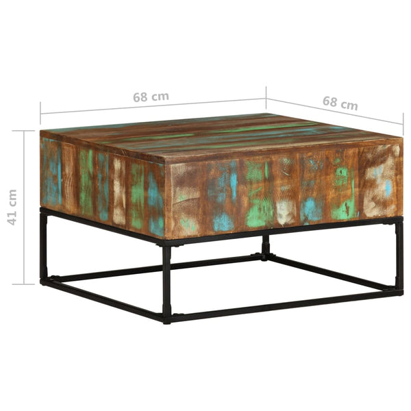 Couchtisch Altholz 68x68 cm