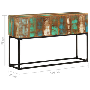 Konsolentisch Altholz 120x30x75 cm