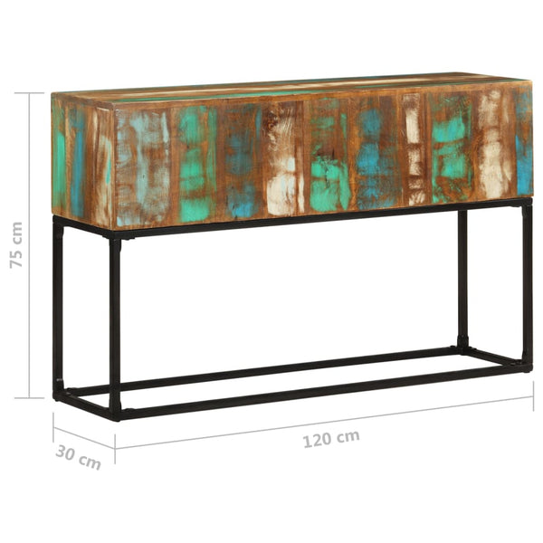 Konsolentisch Altholz 120x30x75 cm