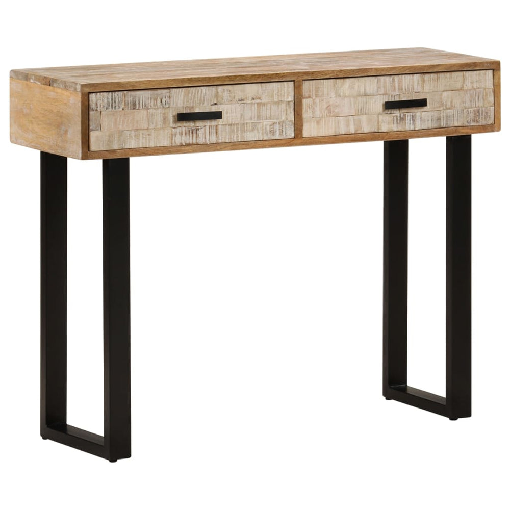 Konsolentisch Mango Massivholz 100 cm