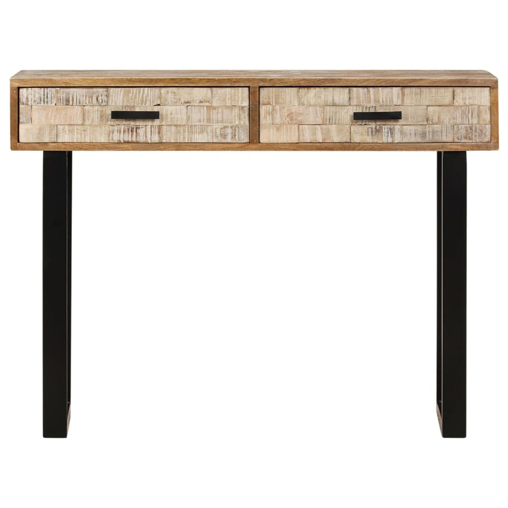 Konsolentisch Mango Massivholz 100 cm