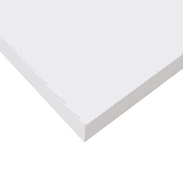 Schweberegal Weiß Hochglanz, 23 cm