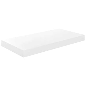 Weißes Hochglanz Schweberegal 50 cm