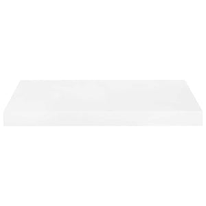 Weißes Hochglanz Schweberegal 50 cm