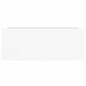 Hochglanz-Weisse Schweberegale, 4er Set