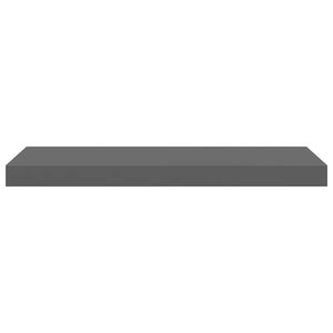 Hochglanz Grau Schweberegal 60 cm
