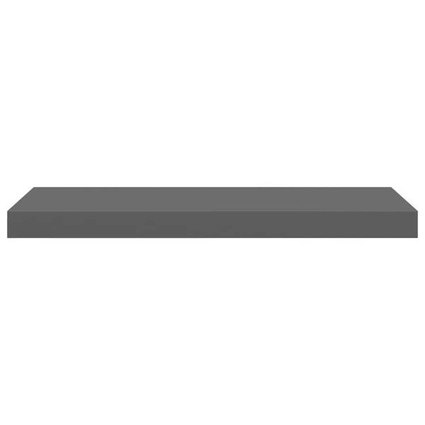 Hochglanz Grau Schweberegal 60 cm