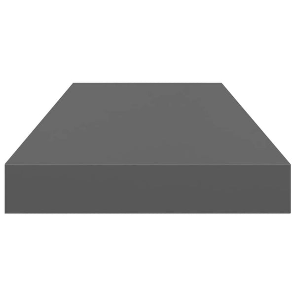 Hochglanz Grau Schweberegal 60 cm