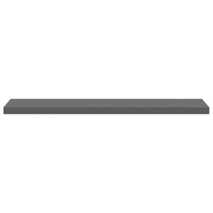 Schweberegal Hochglanz Grau 120 cm