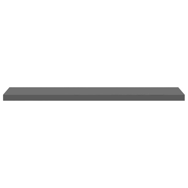 Schweberegal Hochglanz Grau 120 cm