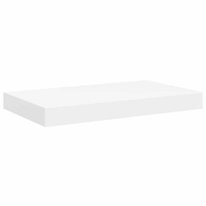 Weiße Schweberegale, 2er Set, 50 cm