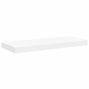 Weiße Schweberegale, 4er Set, 60 cm