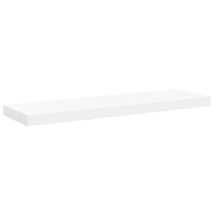 Weiße Schweberegale, 4er Set – 80 cm