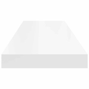 Weiße Schweberegale, 4er Set – 80 cm