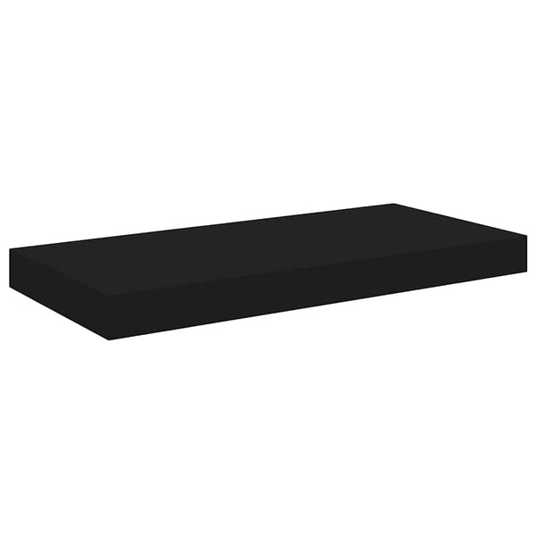 Schwarze Schweberegale, 4er Set