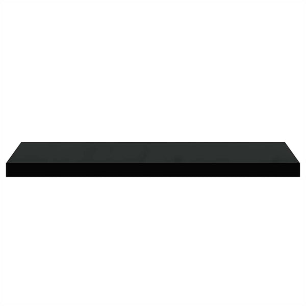 Schweberegale Schwarz 80cm 2er Set