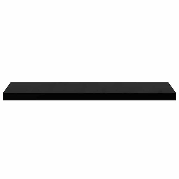 Schwarzes Schweberegal 90 cm