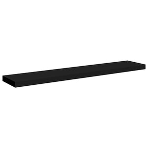 Schwarzes Schweberegal 120 cm