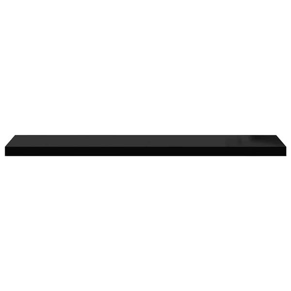 Schwarzes Schweberegal 120 cm