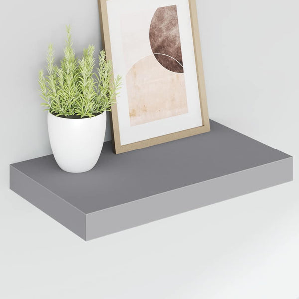 Graues Schweberegal, 40 cm
