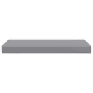 Graues Schweberegal 50 cm MDF