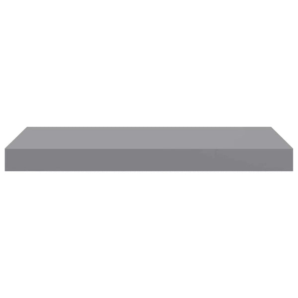 Graues Schweberegal 50 cm MDF