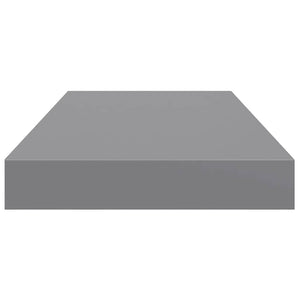 Graues Schweberegal 50 cm MDF