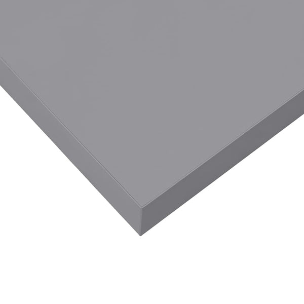 Graues Schweberegal 50 cm MDF