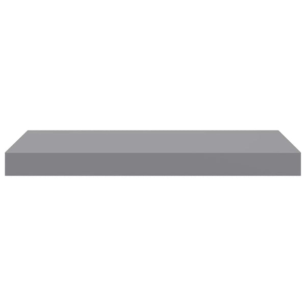 vidaXL Étagères flottantes 2 pcs Gris 50x23x3,8 cm MDF