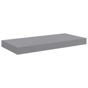 vidaXL Étagères flottantes 4 pcs Gris 50x23x3,8 cm MDF
