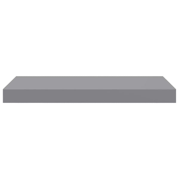vidaXL Étagères flottantes 4 pcs Gris 50x23x3,8 cm MDF