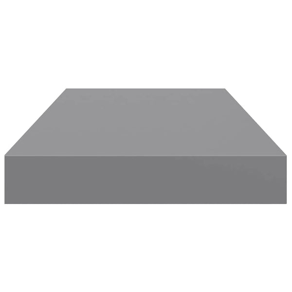 vidaXL Étagères flottantes 4 pcs Gris 50x23x3,8 cm MDF