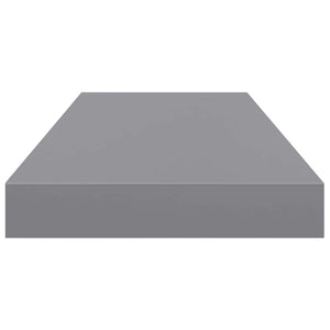 vidaXL Étagères flottantes 4 pcs Gris 60x23,5x3,8 cm MDF
