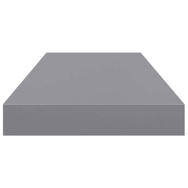 vidaXL Étagères flottantes 4 pcs Gris 60x23,5x3,8 cm MDF