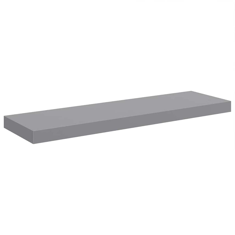vidaXL Étagère murale gris 80x23,5x3,8 cm MDF
