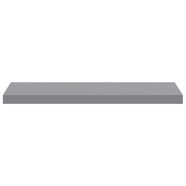 vidaXL Étagère murale gris 80x23,5x3,8 cm MDF