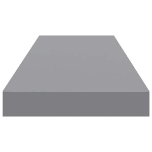 vidaXL Étagères murales flottantes 2 pcs Gris 80x23,5x3,8 cm MDF