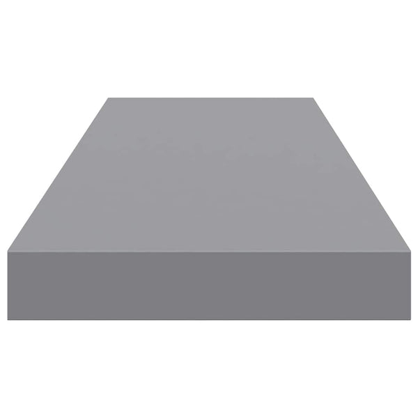 vidaXL Étagères murales flottantes 2 pcs Gris 80x23,5x3,8 cm MDF
