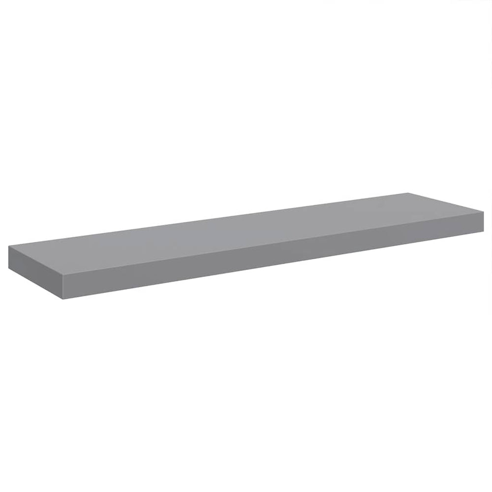 vidaXL Étagère murale gris 90x23,5x3,8 cm MDF