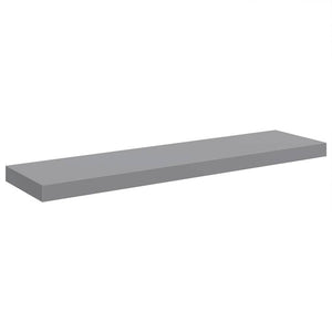 vidaXL Étagère murale gris 90x23,5x3,8 cm MDF