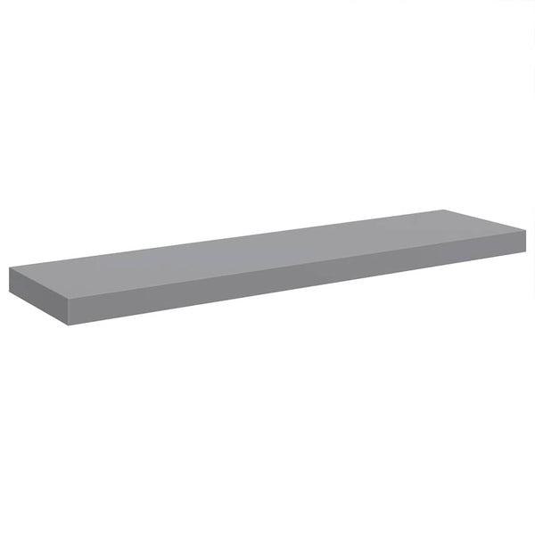 vidaXL Étagère murale gris 90x23,5x3,8 cm MDF
