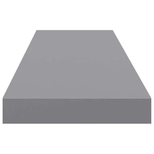 vidaXL Étagère murale gris 90x23,5x3,8 cm MDF